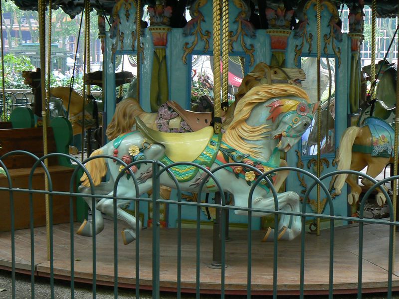 Bryant Park: Le carousel du Bryant Park 